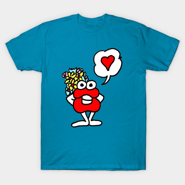 Love You Bouquet T-Shirt by SamGoofus